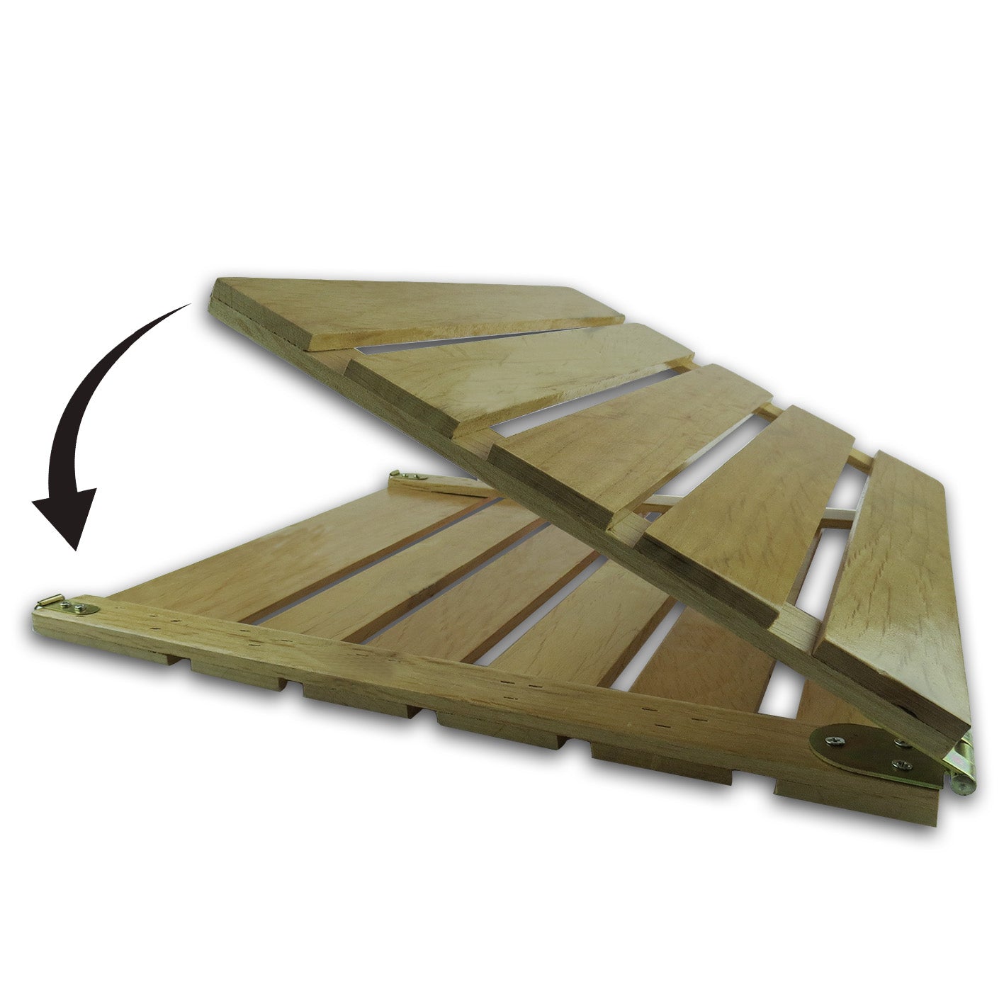 Foldable Wall Mounted Belt Display - Holds 10 Belts