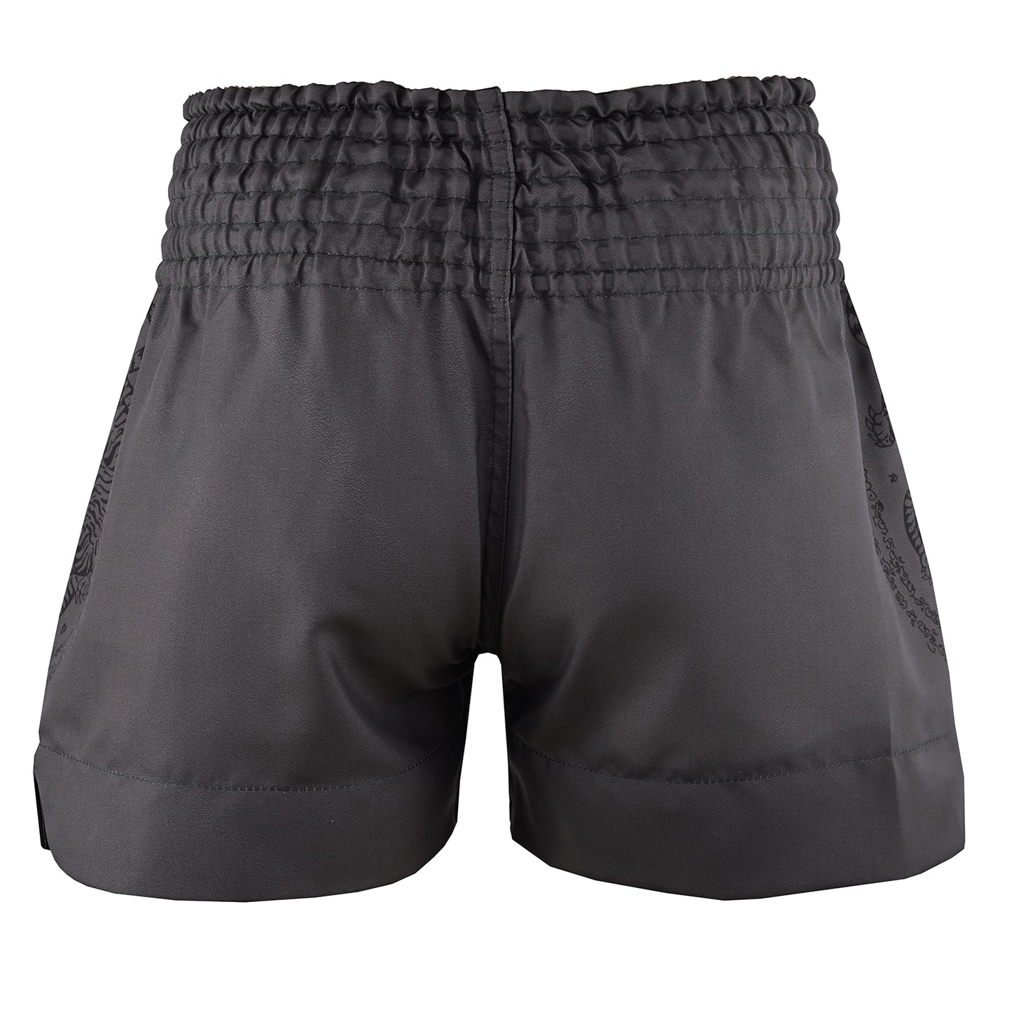 Twin Tiger Satin Muay Thai Competition Fight Shorts - Grey