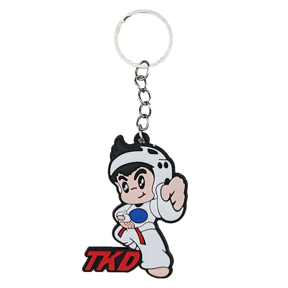 Childrens Taekwondo Rubber Key Chain ( H554 )