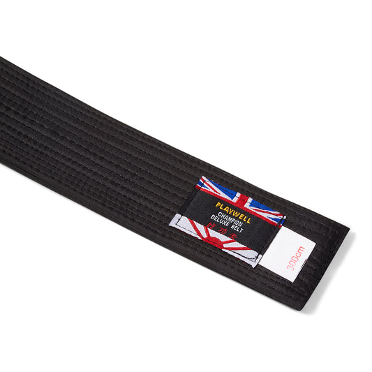 Japanese Deluxe Silk Masters Black Belt