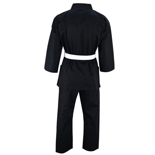 Karate Uniform Black: Childrens P/C - 7OZ