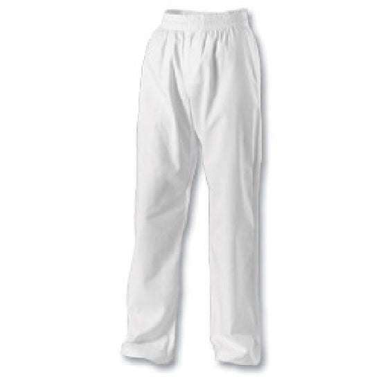 Karate Cotton Trousers: White