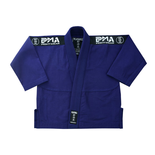 PMA Kids Elite Pearl Weave Jiu Jitsu Gi - Navy Blue