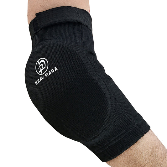 Krav Maga Black Cotton Padded Elbow Pads - NEW