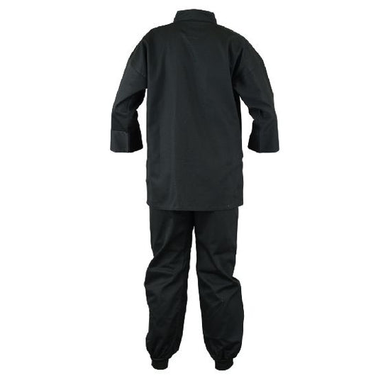 Kids Kung Fu Medium Weight 9oz Suit - Black