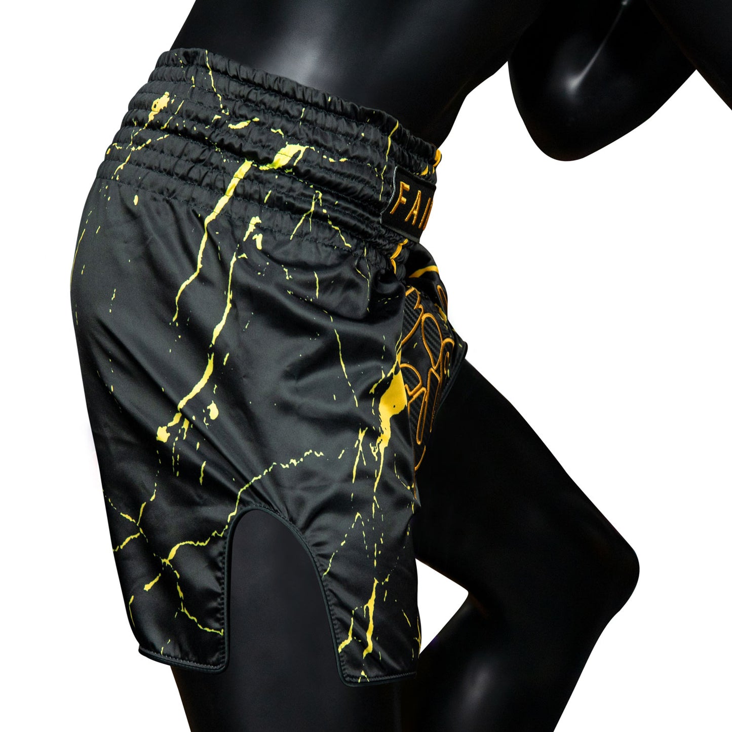 Fairtex Muay Thai Fight Shorts Black - Marble