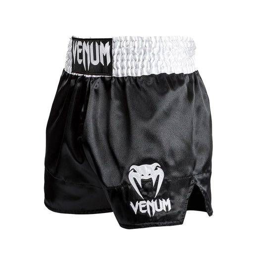Venum Classic Muay Thai Shorts - White/Black