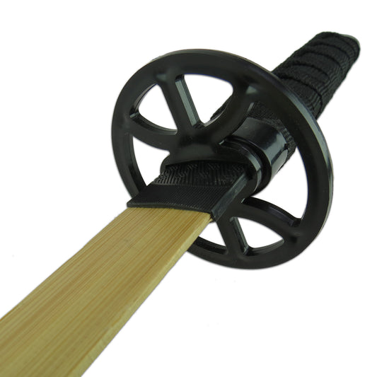 خشب الخيزران الطبيعي للأطفال Bokken W Scabbard