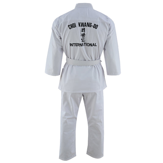Official Kids Choi Kwang Do All White Students Uniform