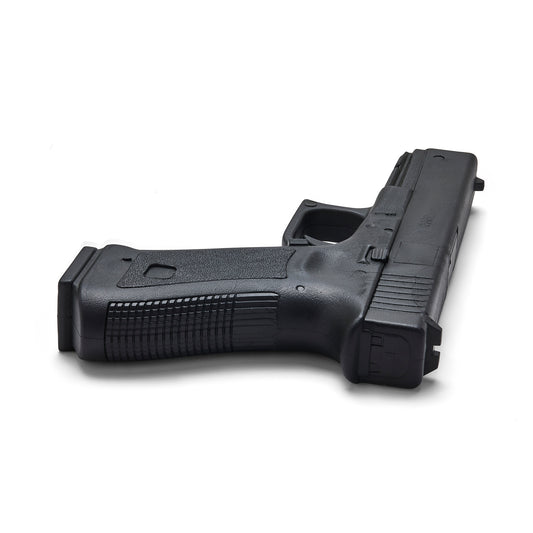 Realistic TP Rubber Glock Hand Gun W/ Removable Magazine - E404A