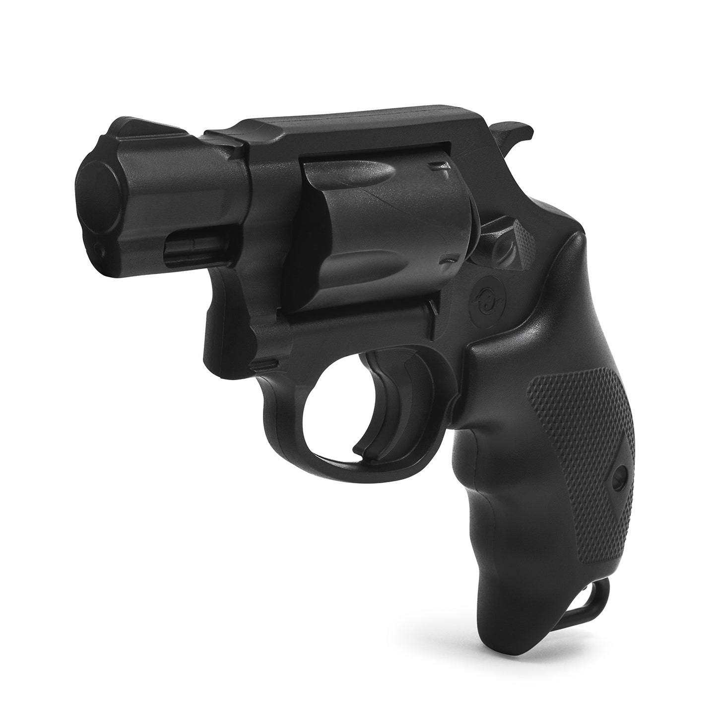 Realistic TP Rubber Black Revolver Barrel Gun - NEW - M013