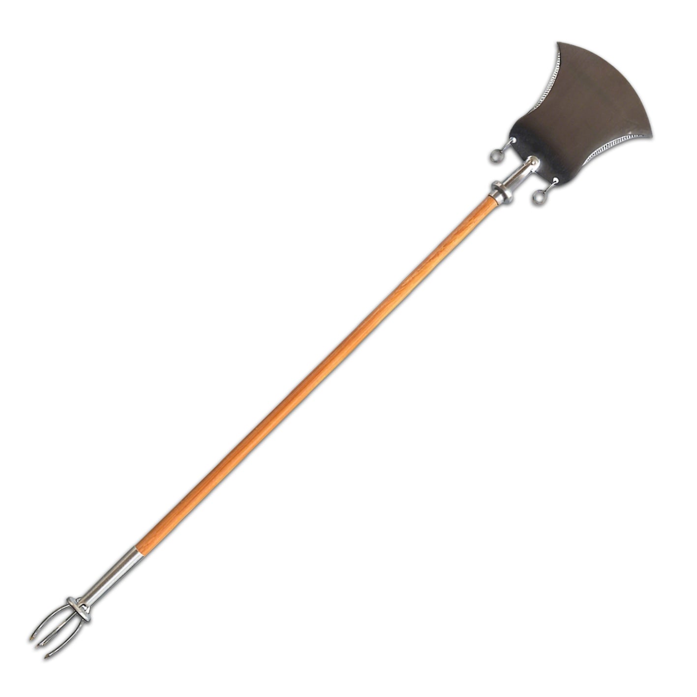 Wushu Short Pole Steel Monk Spade - 5.5FT