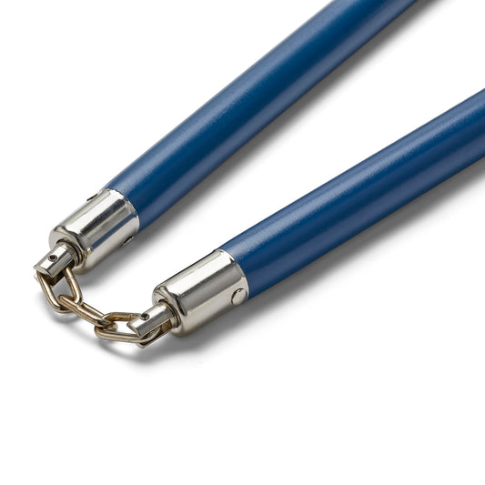 Competition Wooden Speed Nunchucks Chain 11"- Blue