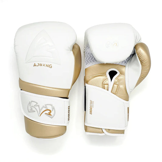 Rival RB80 Anthony Joshua Boxing Impulse Bag Gloves - White