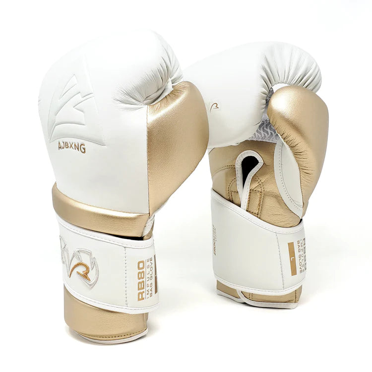 قفازات الملاكمة Rival RB80 Anthony Joshua Impulse Bag - أبيض