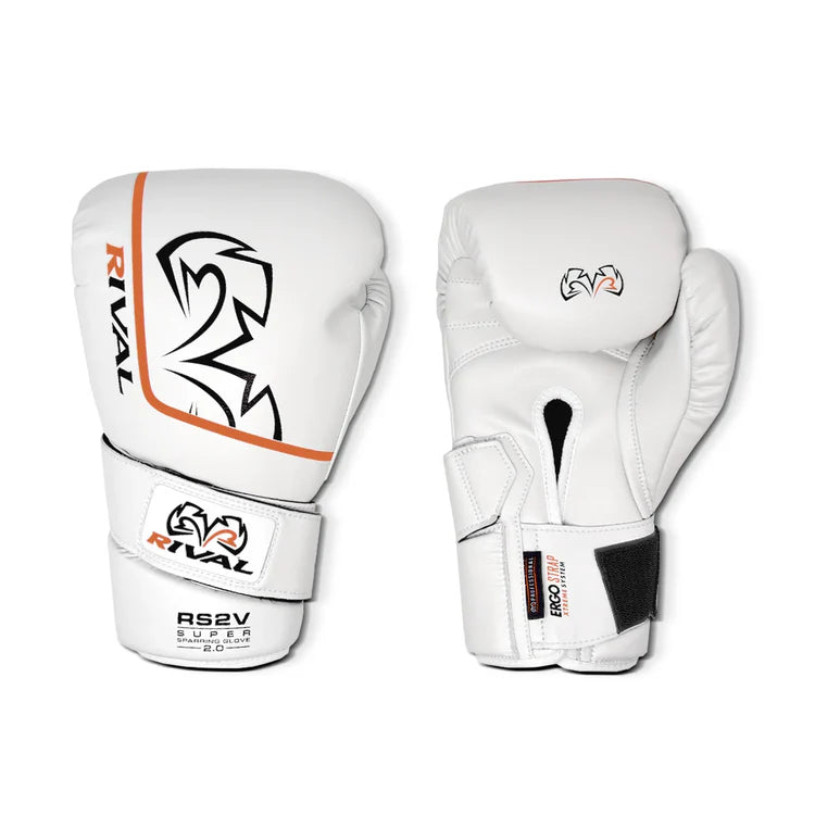 قفازات الملاكمة Rival RS2V Super Sparring Gloves 2.0 - أبيض