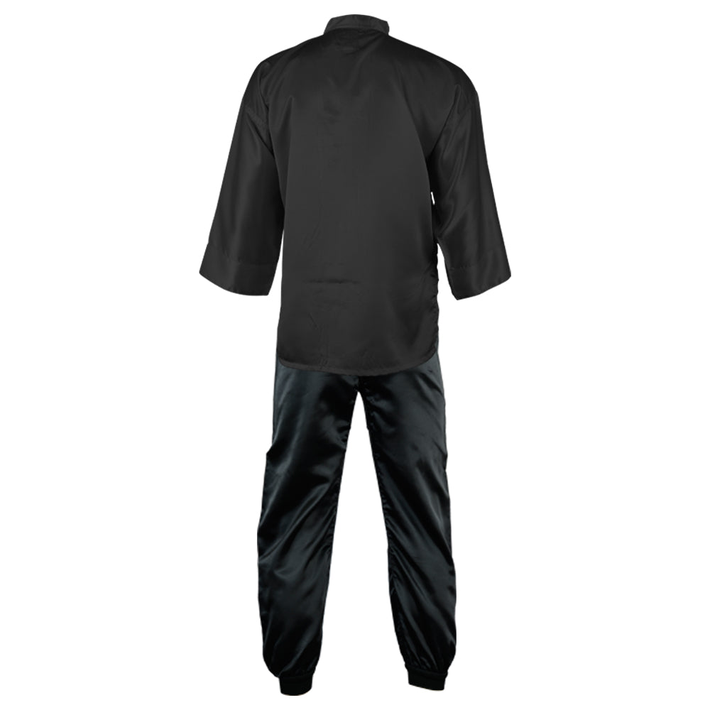 Kung Fu Uniform Satin : All Black