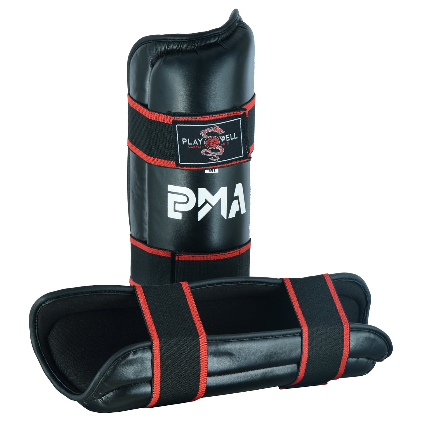 Semi Contact Elite Kickboxing Shin Guards - Black