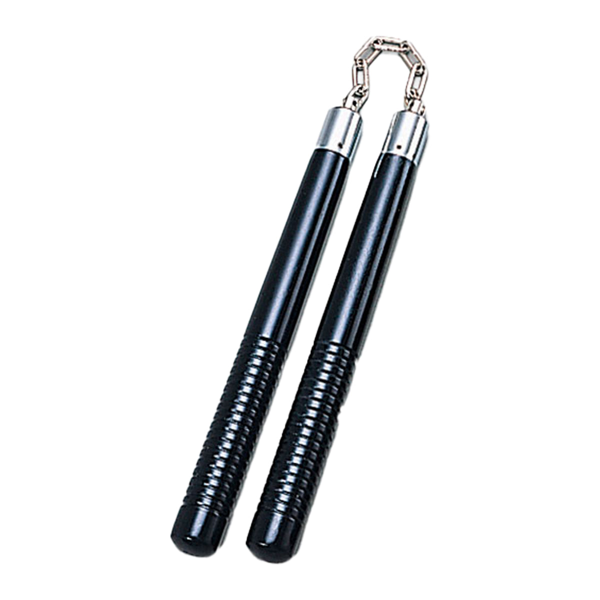 Nunchaku Black Oak With Grooves- C116
