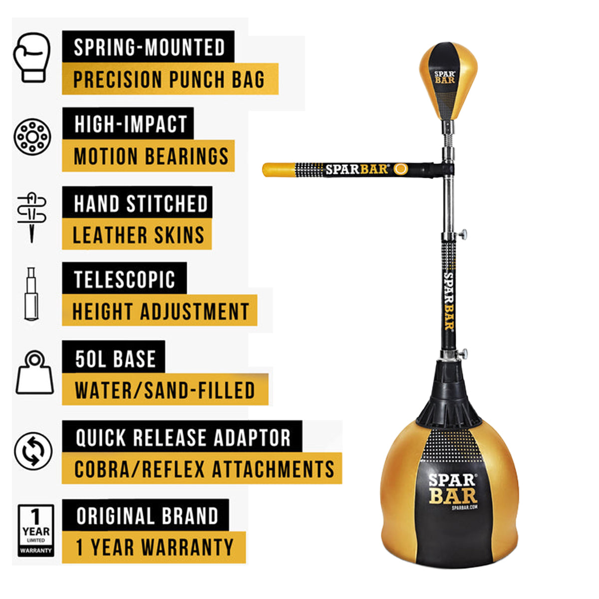 SPARBAR® PRO 6X - CLASSIC EDITION - Black/Gold