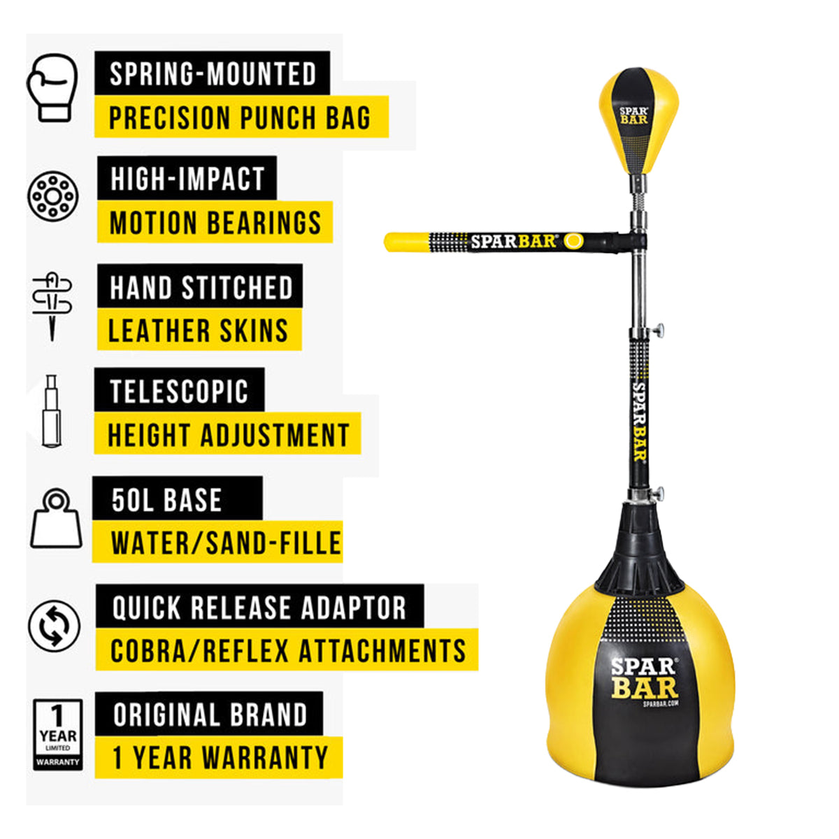 SPARBAR® PRO 7.0 - CLASSIC EDITION - Yellow/black