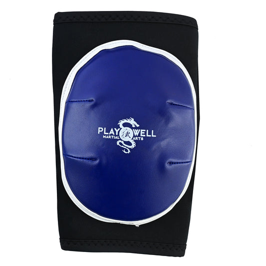 MMA /Muay Thai Full Contact Sparring Elbow pads - Black/Blue