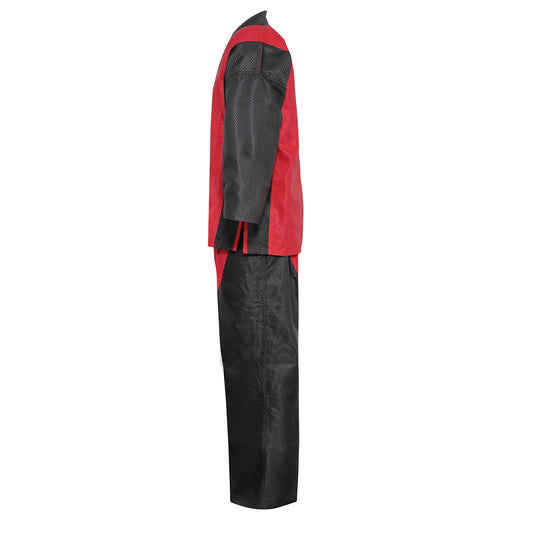 Elite Splice V-Neck Team Uniform - Red/Black