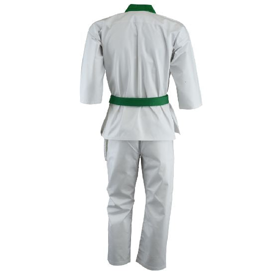 Tang Soo Do 9oz Uniform - Green Trim