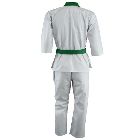 Tang Soo Do 9oz Uniform - Green Trim