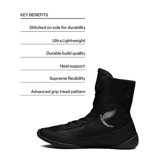 Fly Boxing Tempest Boots - Black