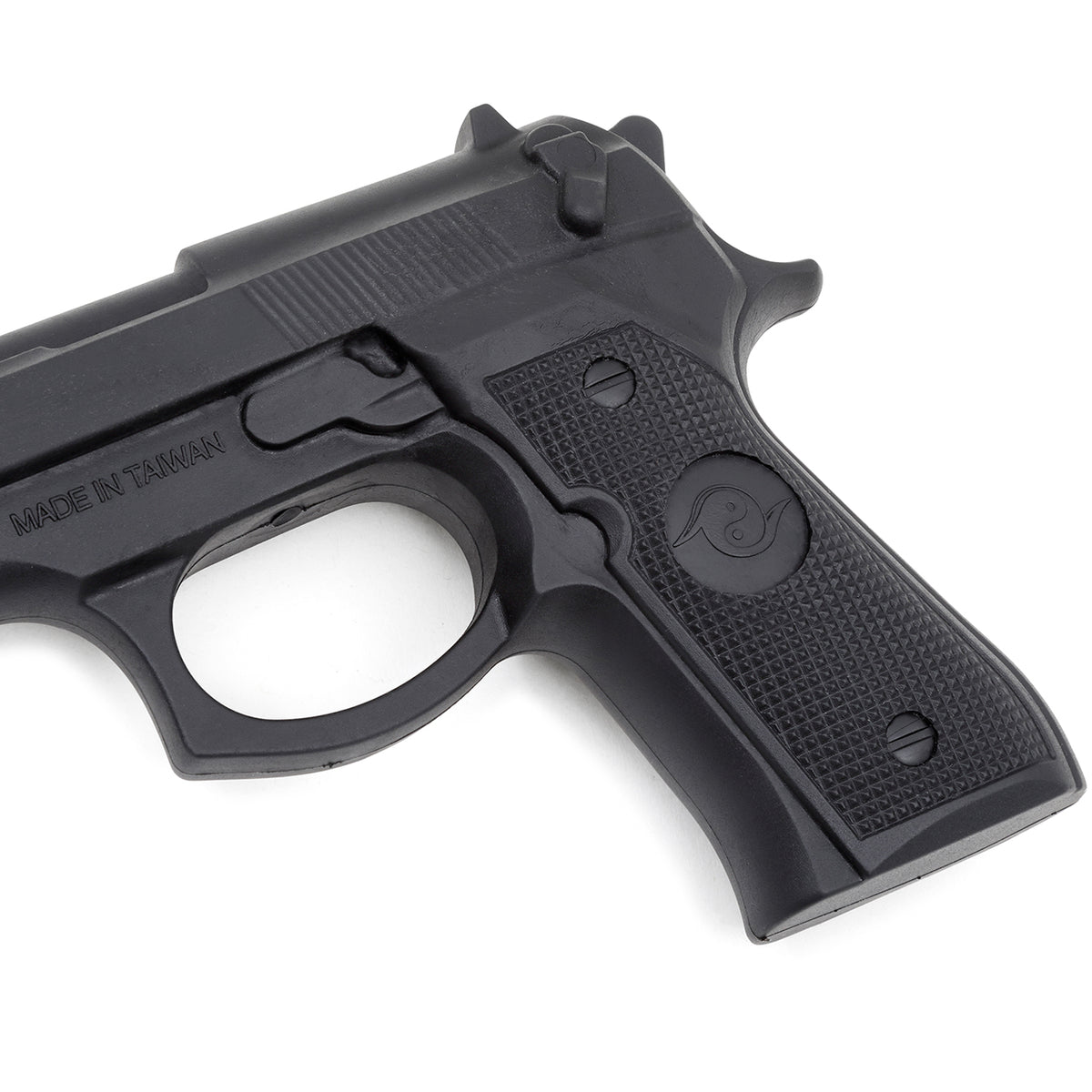 Realistic TP Rubber Hand Gun : Black - E416