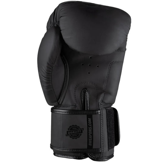 8 Weapons 2:0 Unlimited Muay Thai Boxing Gloves - Black/Black
