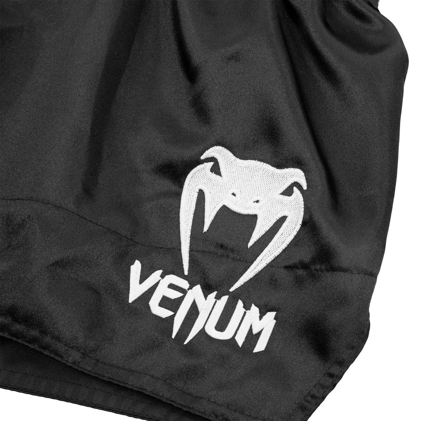 Venum Classic Muay Thai Shorts - Black/White