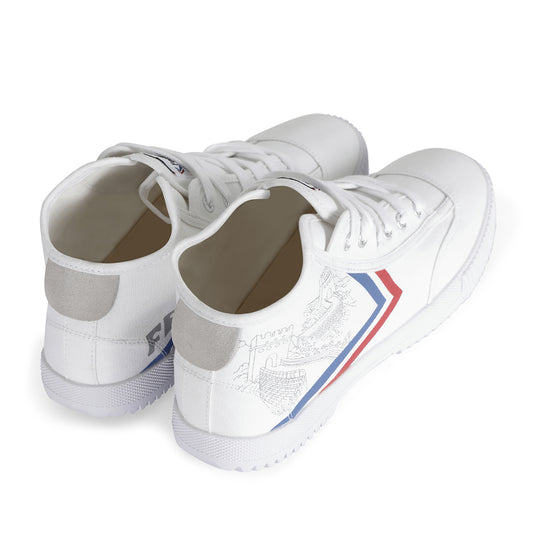 High Top Feiyue Vintage Wushu Training Shoes : White