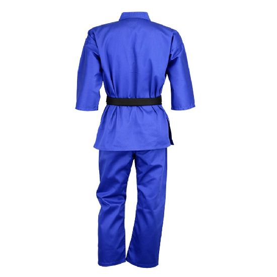 Taekwondo Blue V-Neck Pull Over Uniform : Children - 9oz