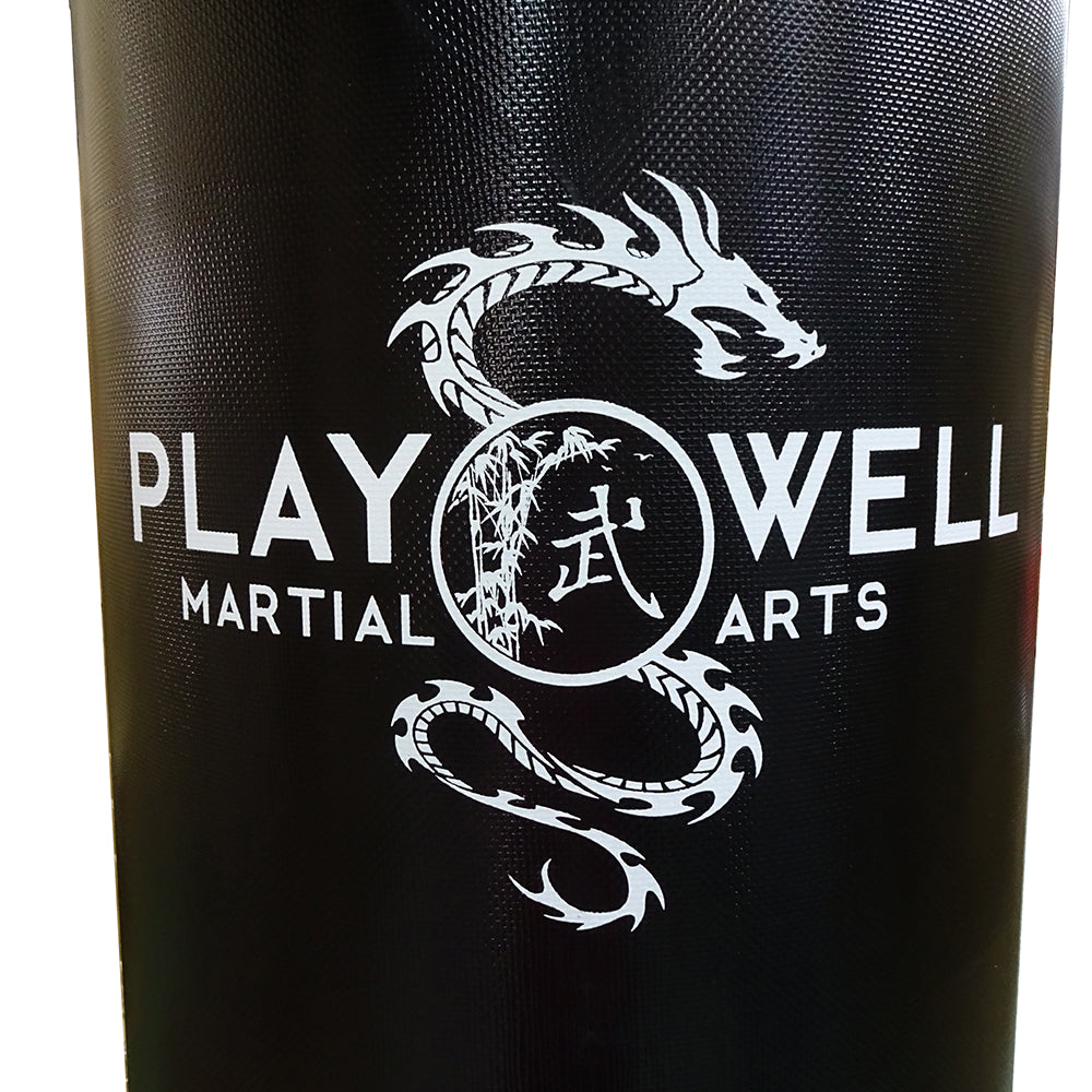 Playwell XXL 6FT Freestanding Punch Bag Black