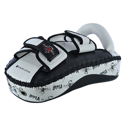 Playwell Elite "Logos V2" Leather Curved Thai Pad - Single