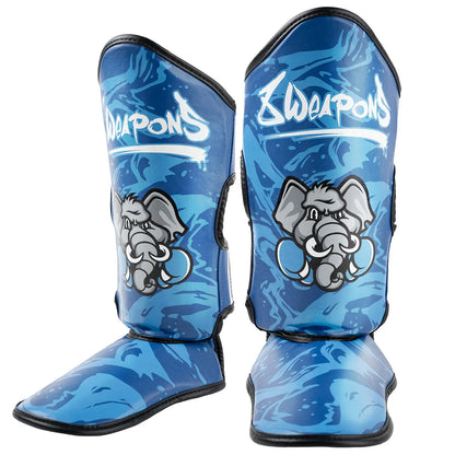 8 Weapons Kids Jipe Muay Thai Shin Guards