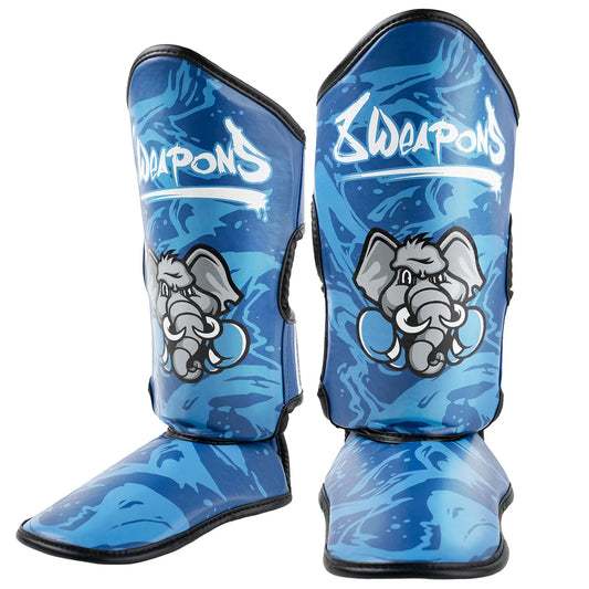 8 Weapons Kids Jipe Muay Thai Shin Guards