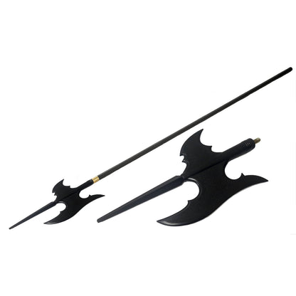 Black  Polypropylene Full Contact Long Pole Axe Head Halberd