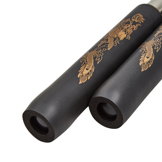 NR-018: 8 in Foam with ball bearing chain: All Black