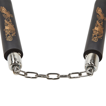 NR-018: 8 in Foam with ball bearing chain: All Black