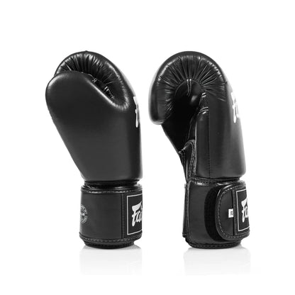 Fairtex BGV1C Black Universal Microfibre Boxing Gloves