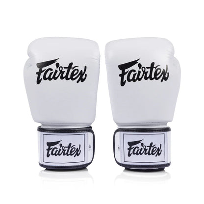 Fairtex BGV1C White Universal Microfibre Boxing Gloves