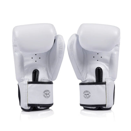 Fairtex BGV1C White Universal Microfibre Boxing Gloves