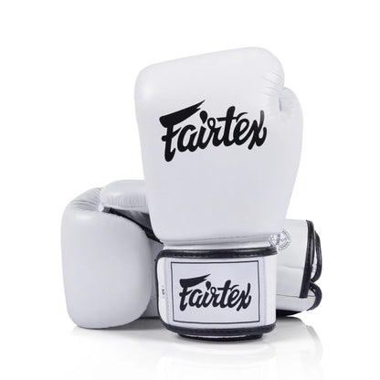 Fairtex BGV1C White Universal Microfibre Boxing Gloves