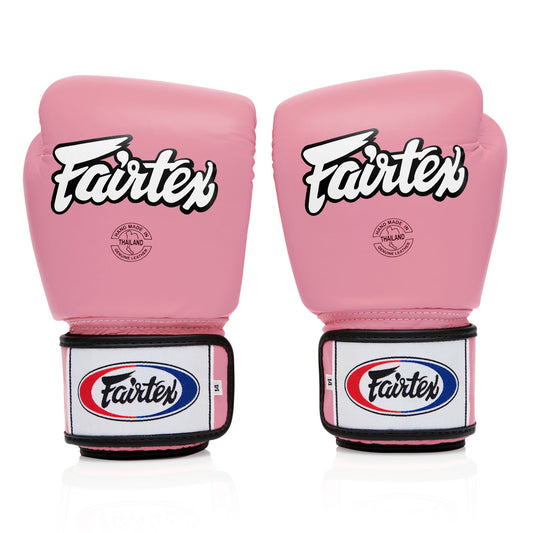 Fairtex BGV1 Universal Leather Boxing Gloves - Pink