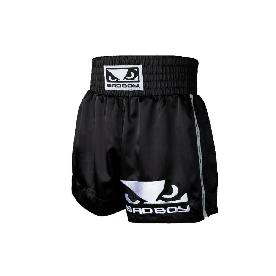 Bad Boy Muay Thai Fight Shorts - Black