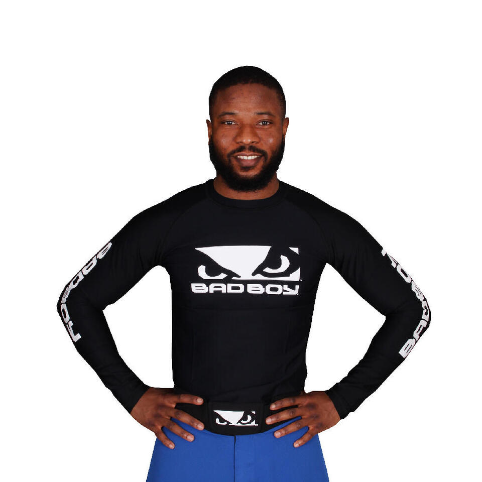 Bad Boy Raglan Long Sleeve Rashguard - Black