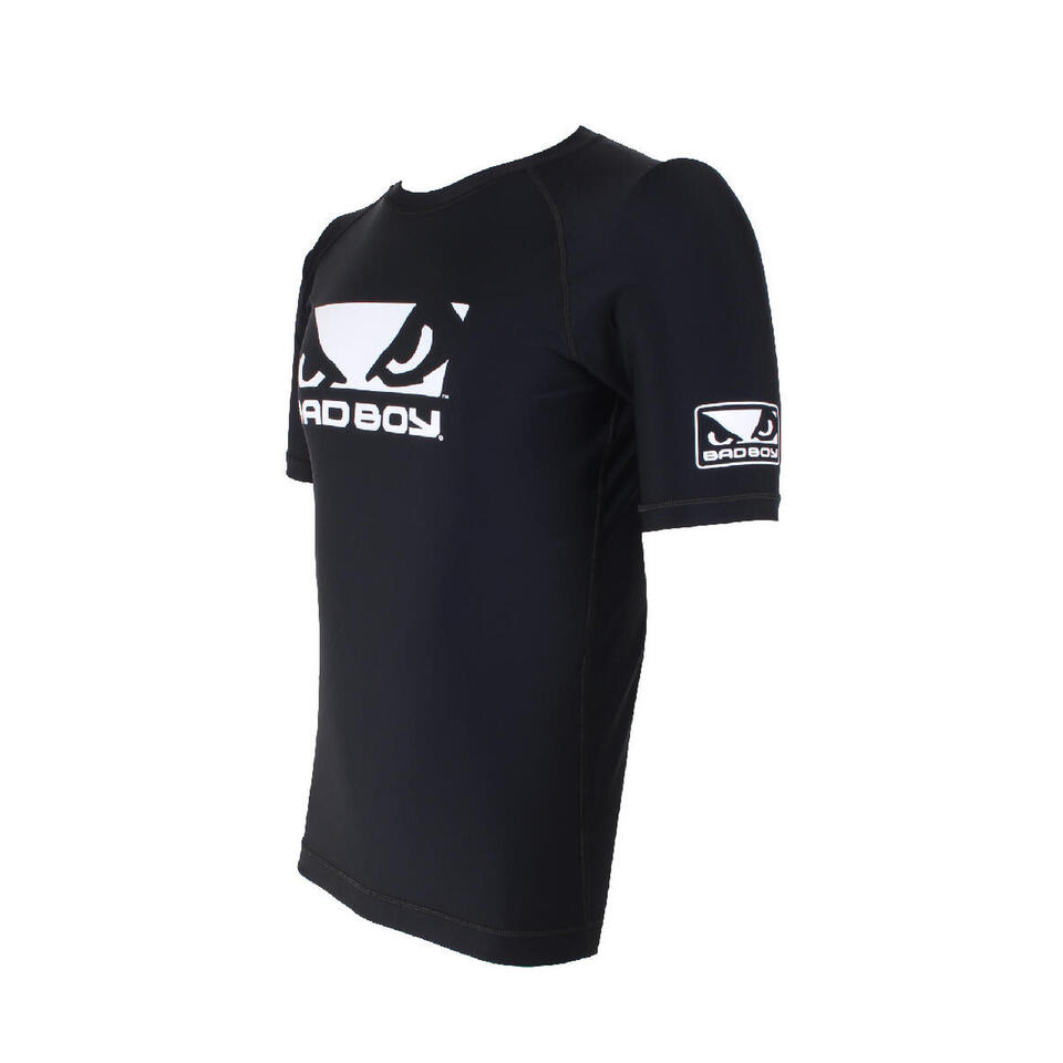 Bad Boy Raglan Short Sleeve Rashguard - Black
